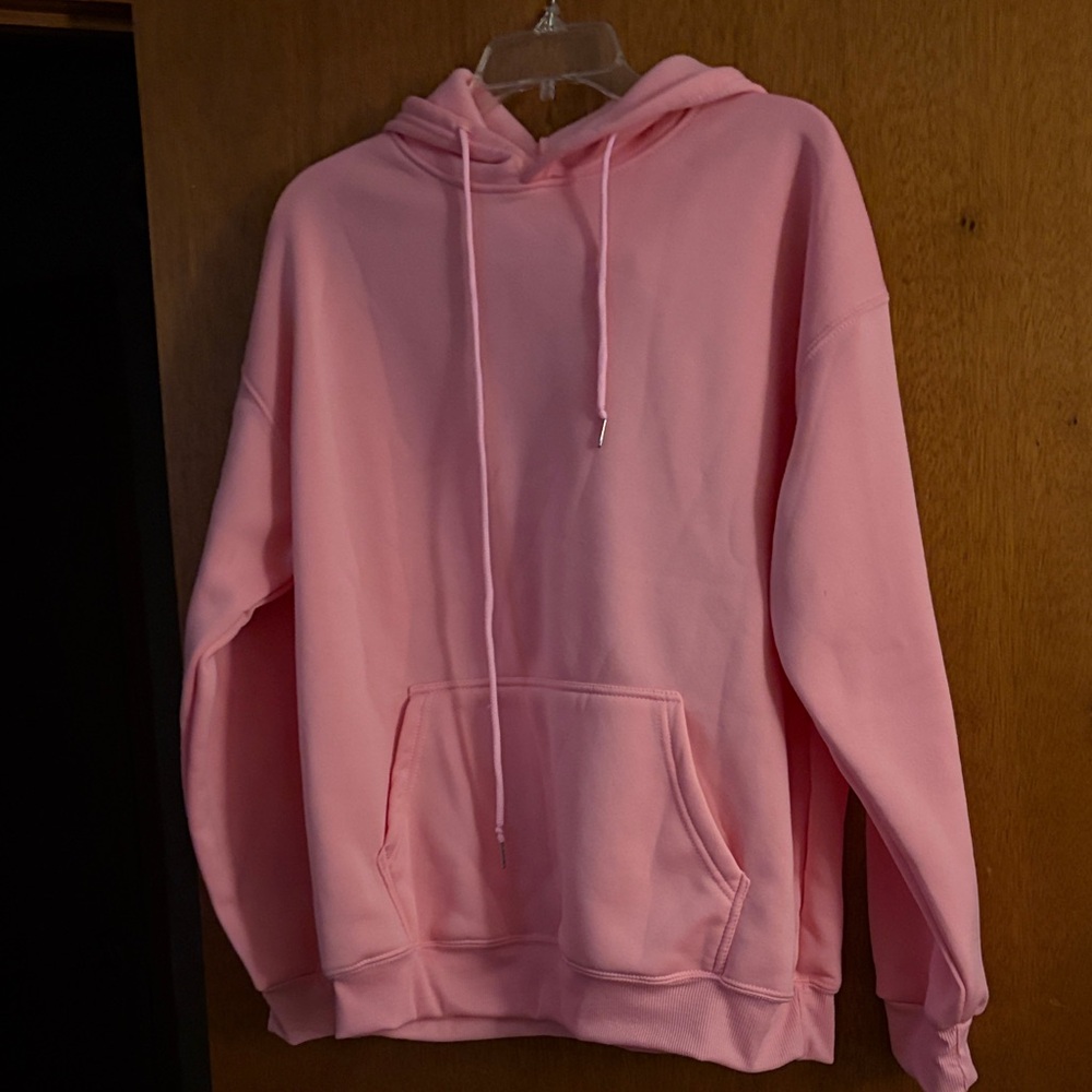 Cozy Women's Pink Hooded Sweatshirt